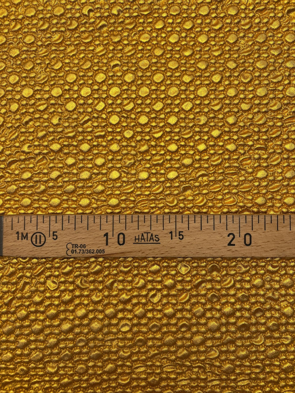 Cotton Coated Fabric Golden