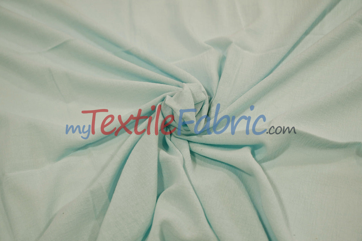 100 Percent Cotton Gauze Fabric - Soft Lightweight Muslin, 46/48" Width, Yards, Bolts, Sample Swatch (1 Yard)