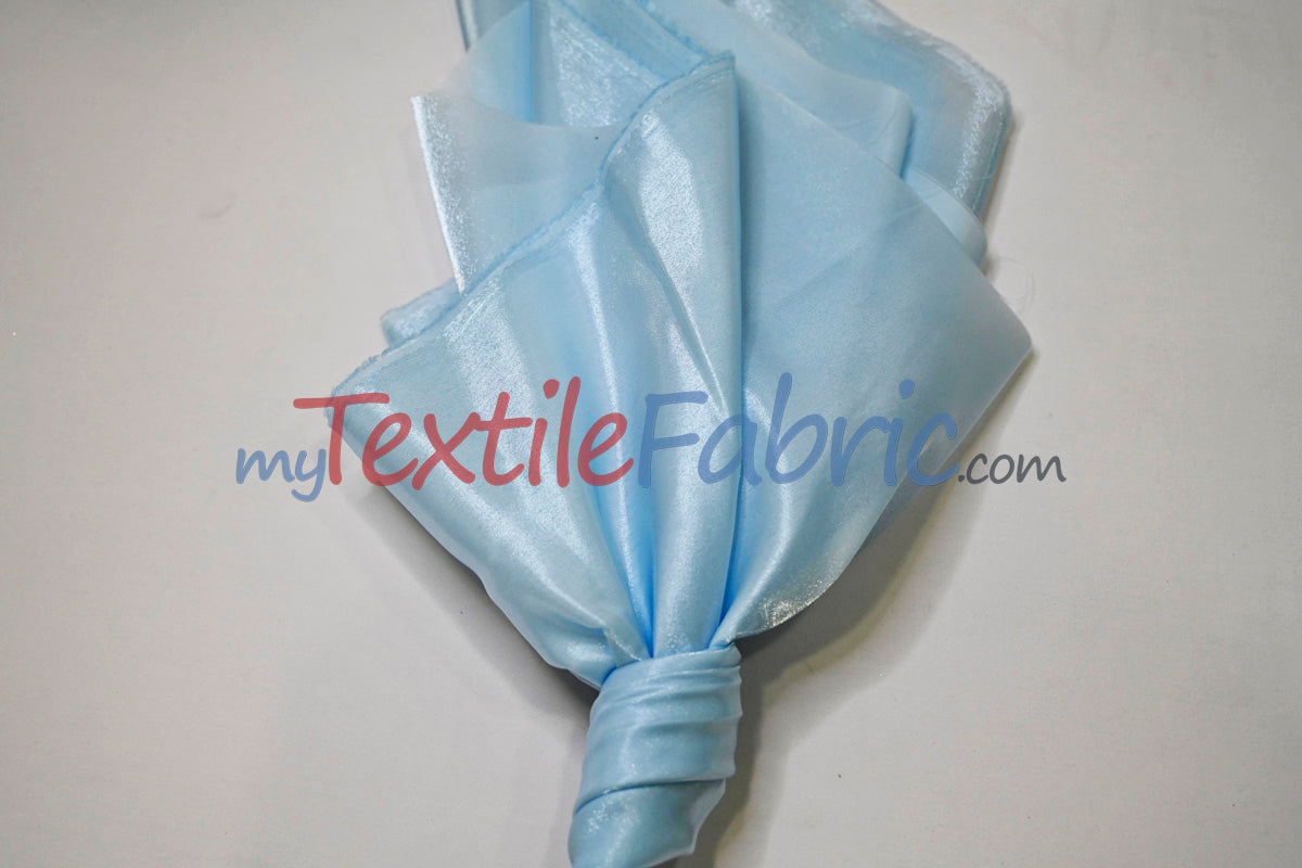 Crystal Satin Polyester Fabric - Shimmering Satin Finish, 45" Width, Multiple Colors (1 Yard)