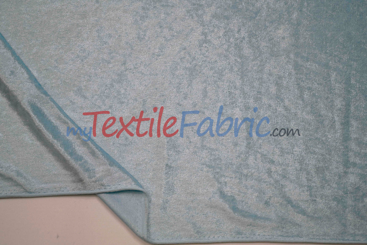 Panne Velvet Polyester Fabric - Crush Panne Velour, Solid, 58/60" Width (1 Yard)