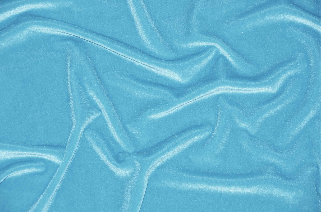 Stretch Velvet Spandex Fabric - Solid, 58" Width (1 Yard)