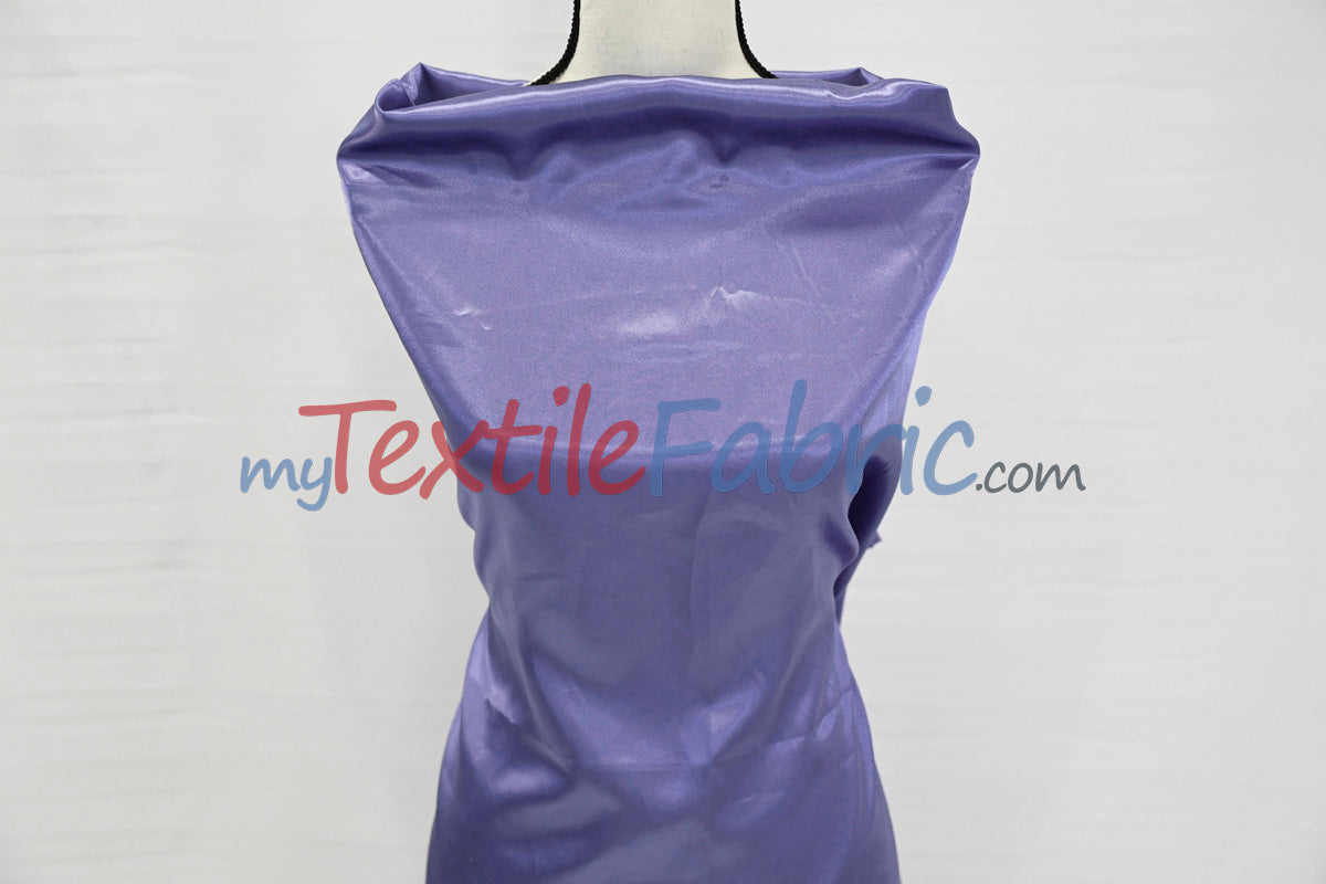 Charmeuse Satin Polyester Fabric - Solid, 58/60" Width, Multiple Colors (1 Yard)