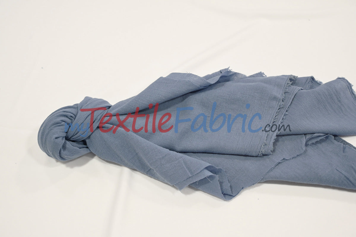 100 Percent Cotton Gauze Fabric - Soft Lightweight Muslin, 46/48" Width, Yards, Bolts, Sample Swatch (1 Yard)