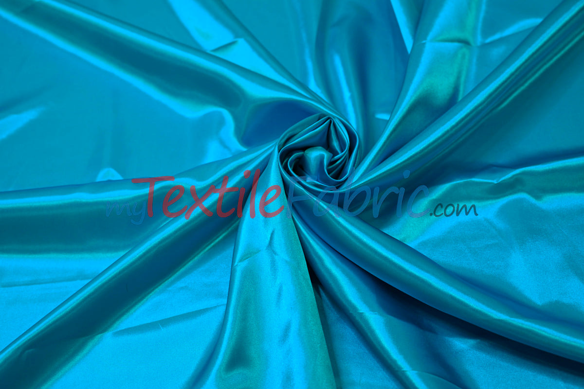 Charmeuse Satin Polyester Fabric - Solid, 58/60" Width, Multiple Colors (1 Yard)