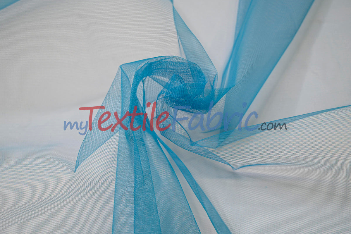 Hard Net Crinoline Polyester Fabric - Sheer Stiff Netting, 60" Width (Yards)