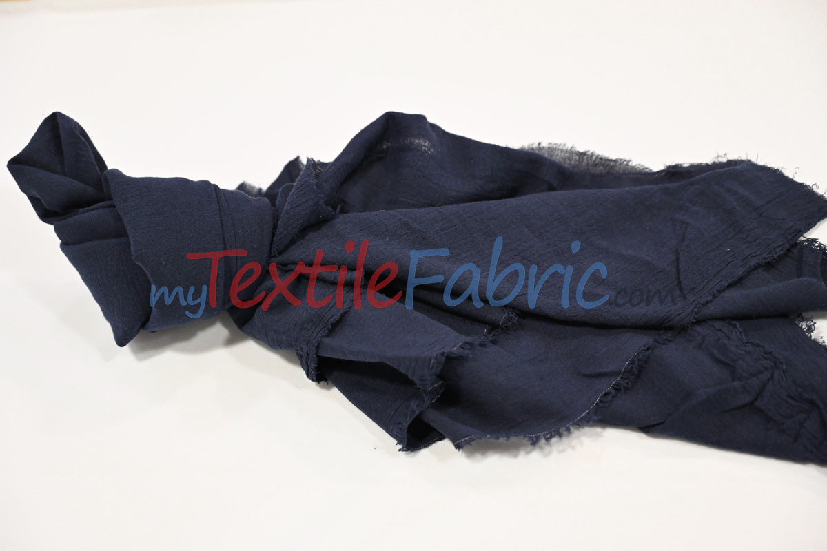 100 Percent Cotton Gauze Fabric - Soft Lightweight Muslin, 46/48" Width, Yards, Bolts, Sample Swatch (1 Yard)