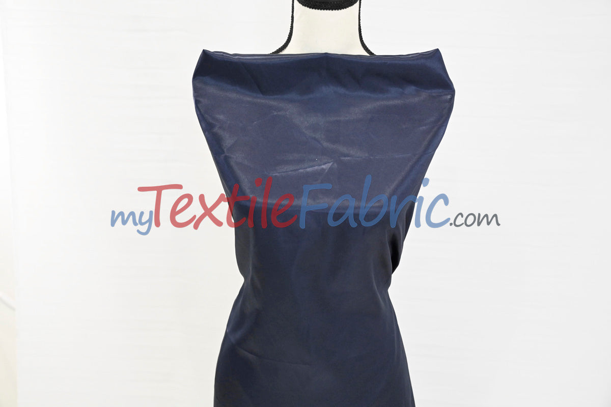 Charmeuse Satin Polyester Fabric - Solid, 58/60" Width, Multiple Colors (1 Yard)