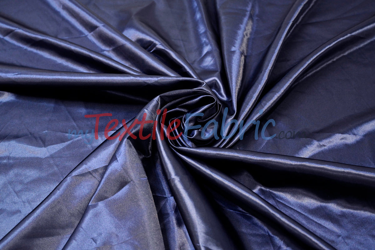 Charmeuse Satin Polyester Fabric - Solid, 58/60" Width, Multiple Colors (1 Yard)