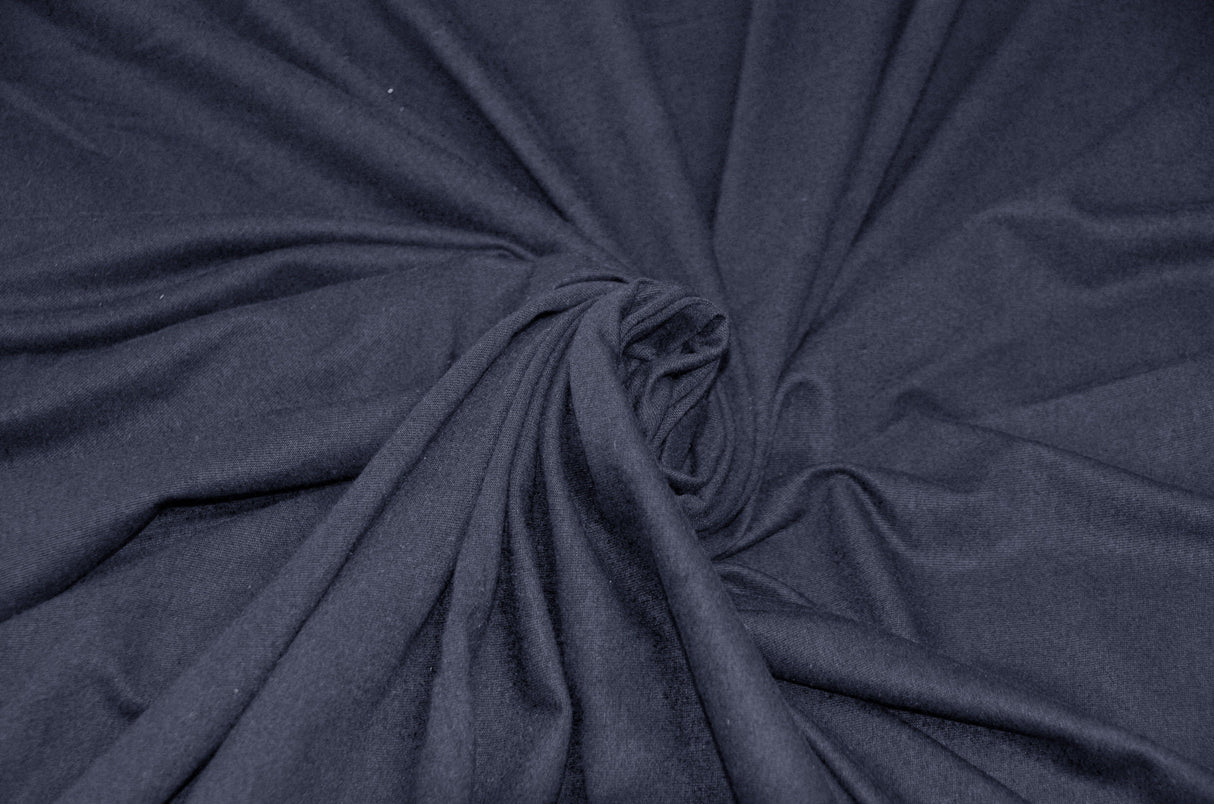 100% Washed Cotton Jersey Fabric - Solid, 68/70" Width (1 Yard)