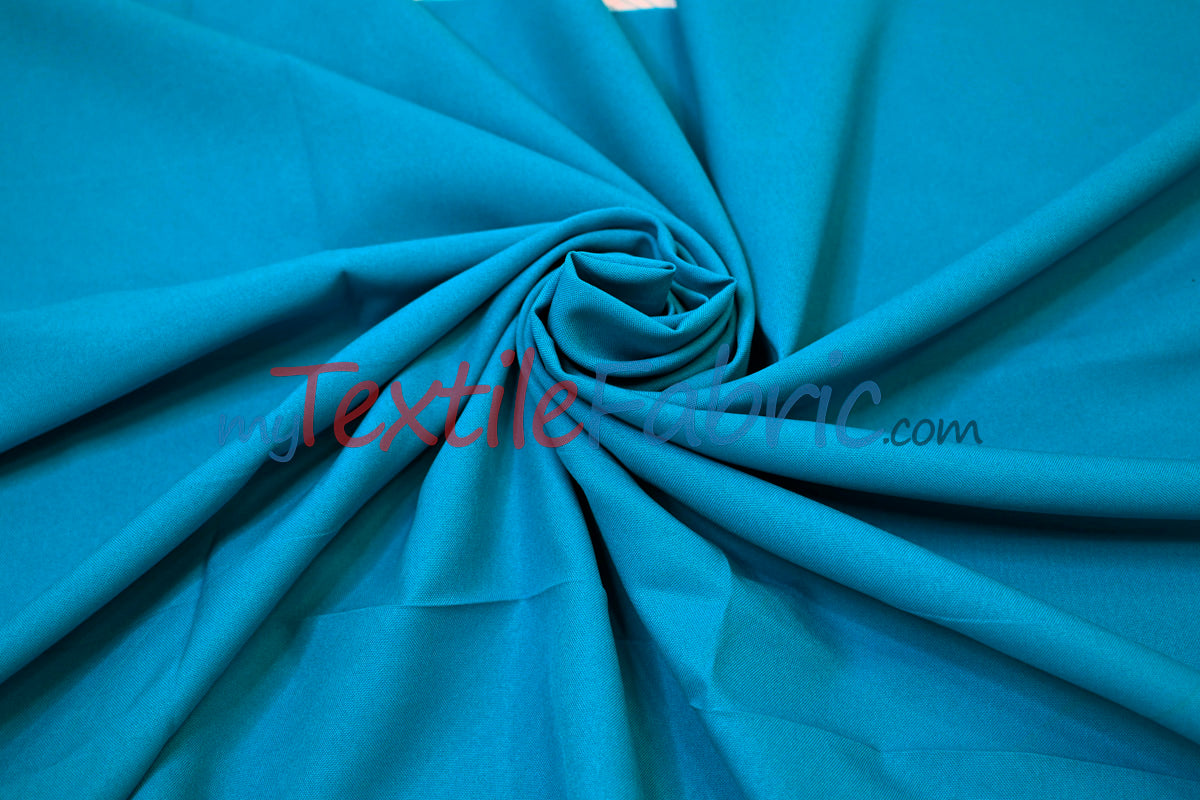 Visa Polyester Poplin Fabric - Solid, 58/60" Width (1 Yard)