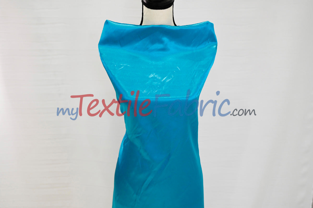 Charmeuse Satin Polyester Fabric - Solid, 58/60" Width, Multiple Colors (1 Yard)