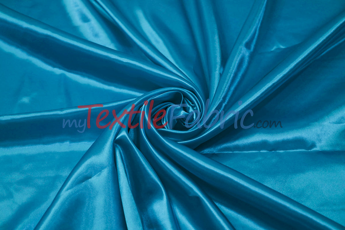 Charmeuse Satin Polyester Fabric - Solid, 58/60" Width, Multiple Colors (1 Yard)