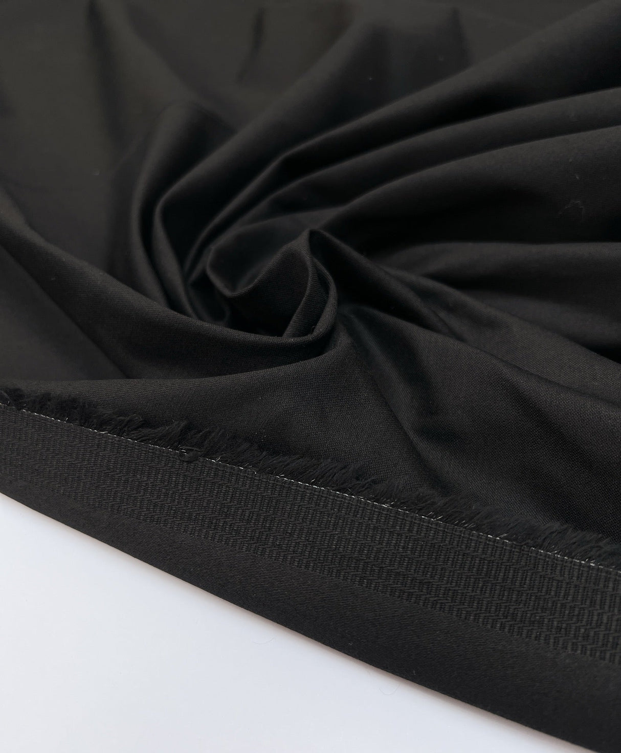 Cotton Elastane Fabric Black