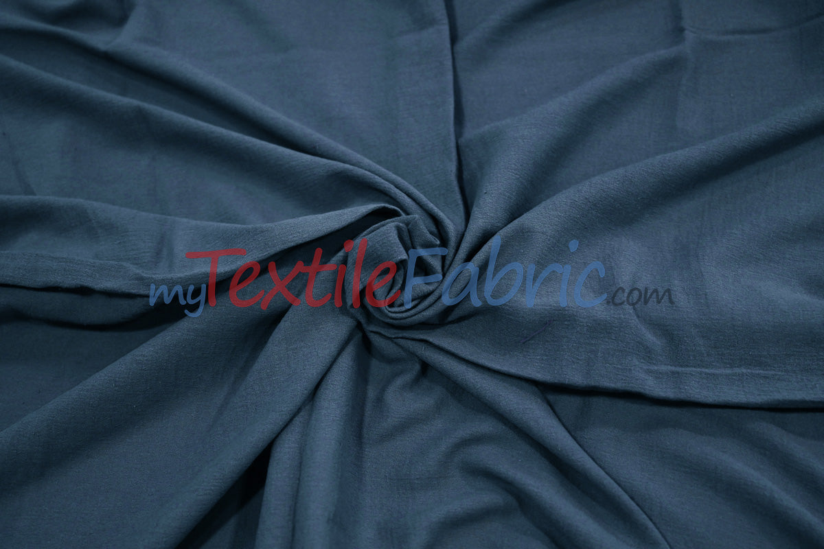 100 Percent Cotton Gauze Fabric - Soft Lightweight Muslin, 46/48" Width, Yards, Bolts, Sample Swatch (1 Yard)