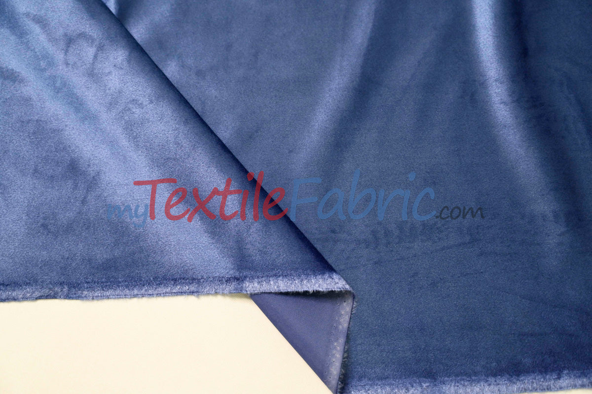 BT Royal Plush Velvet Fabric - Soft Plush Non Stretch Velvet, Multiple Colors, 58/60" Width (1 Yard)