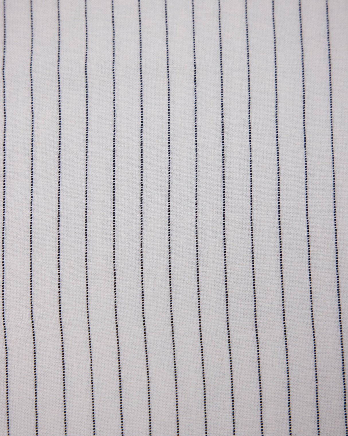 Pinstripe Linen Blend White