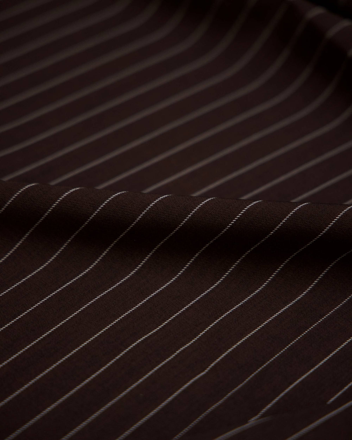 Brown Pinstripe Suiting