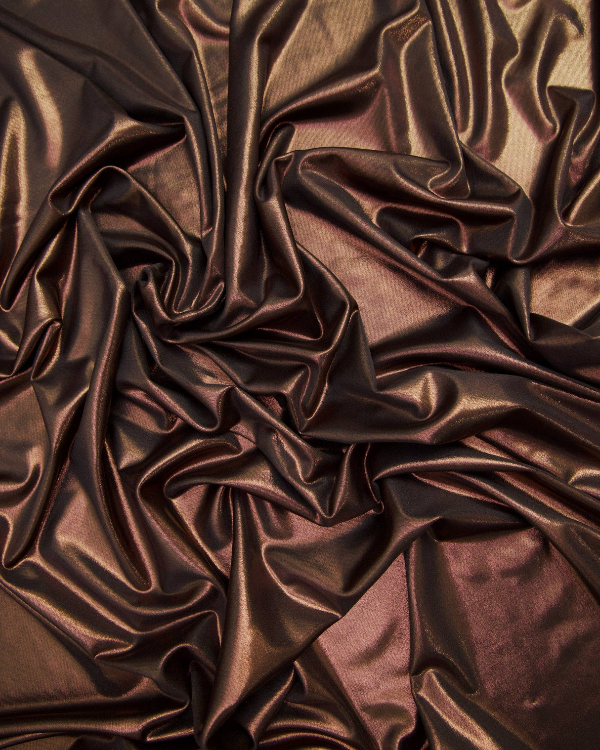 Brown Performance Foiled Spandex