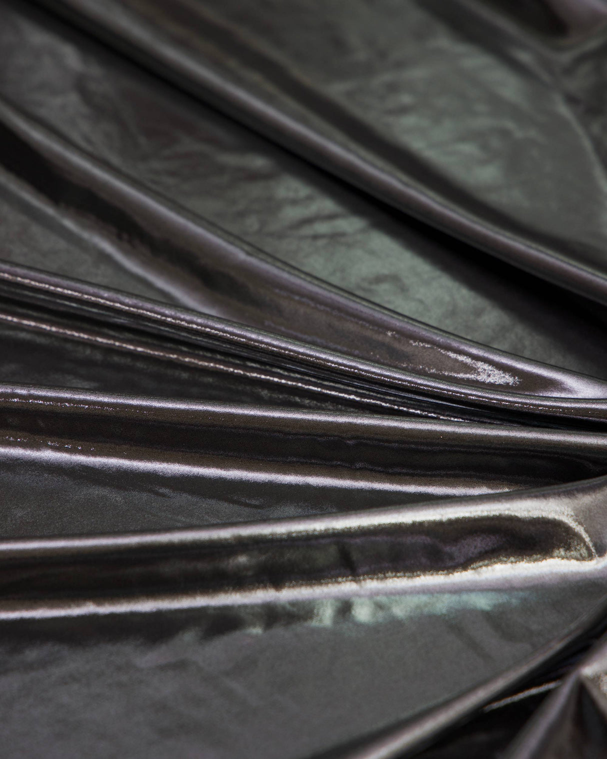 Shiny Foiled Spandex Silver