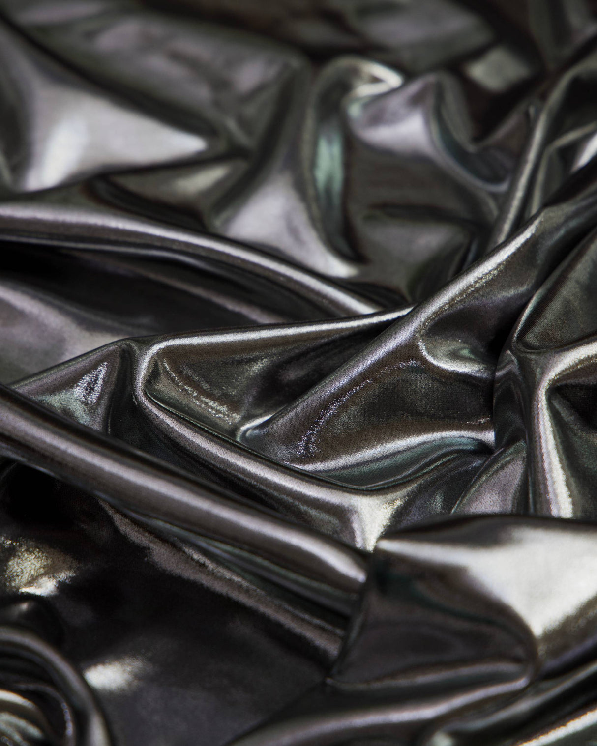 Shiny Foiled Spandex Silver