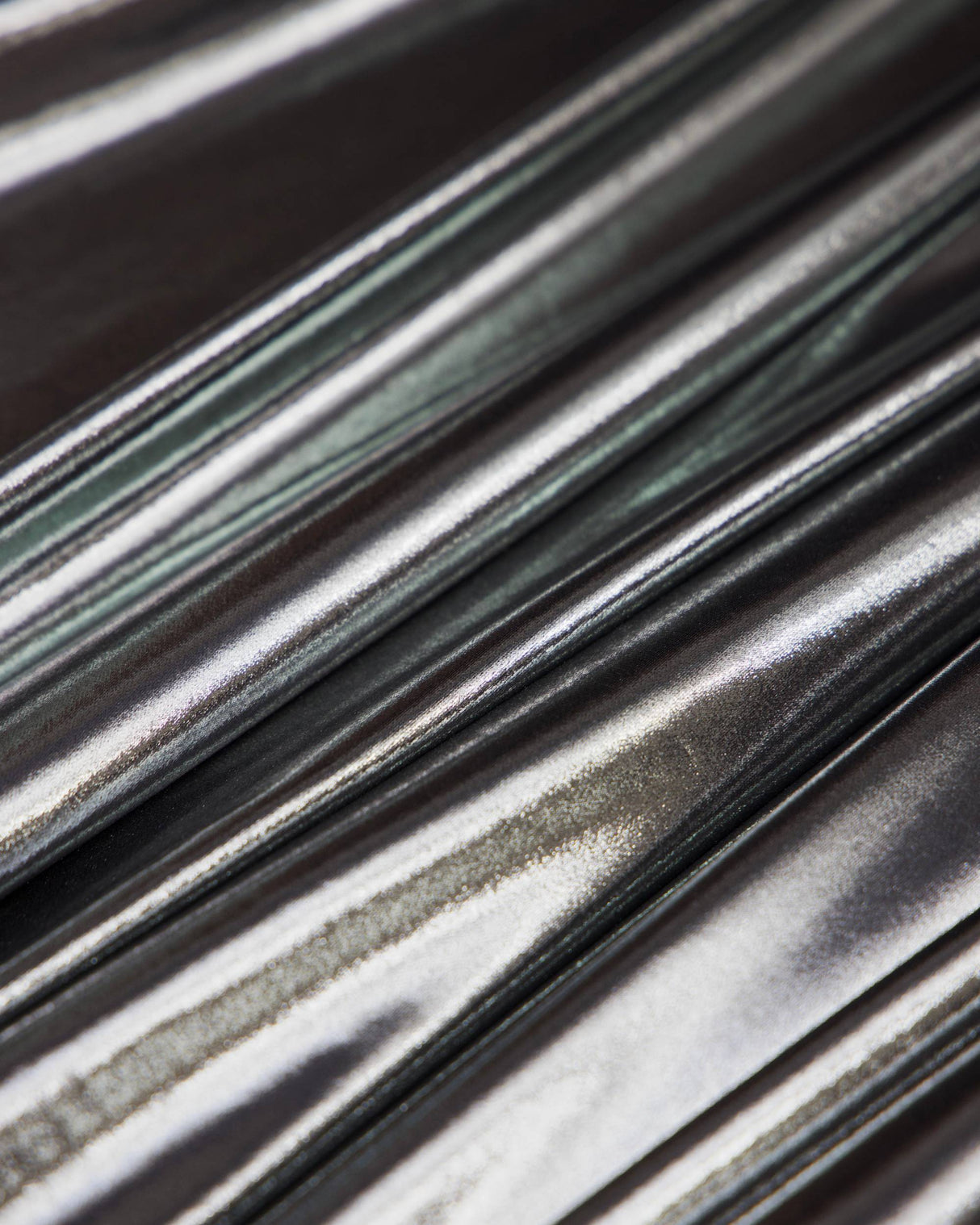 Shiny Foiled Spandex Silver