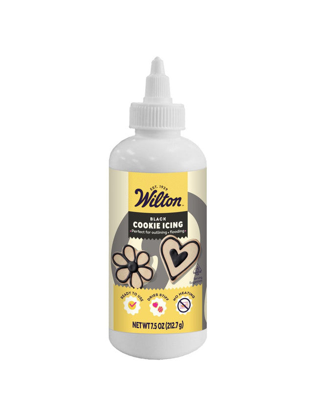 Wilton Black Cookie Icing – Ready-to-Use – 7.5 oz.