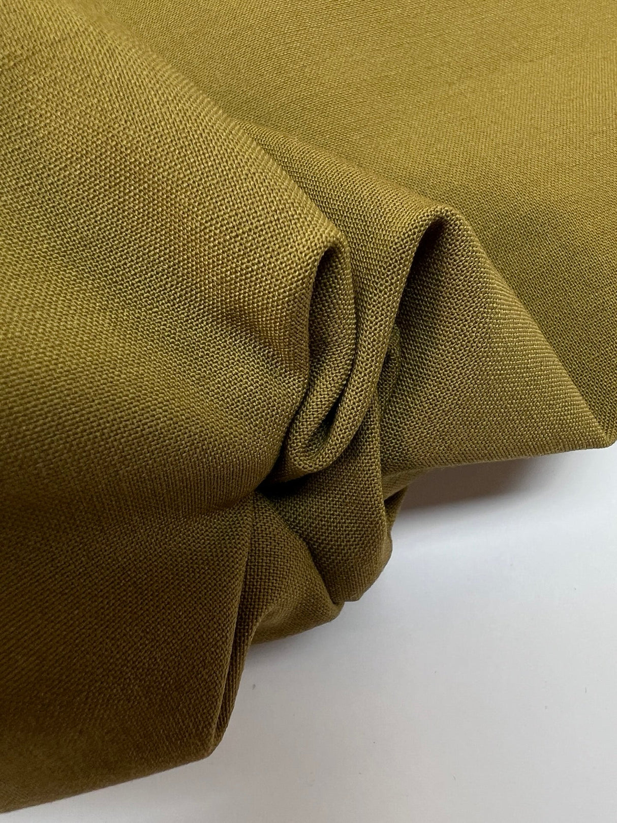 Brown Wool Blend Woven Fabric