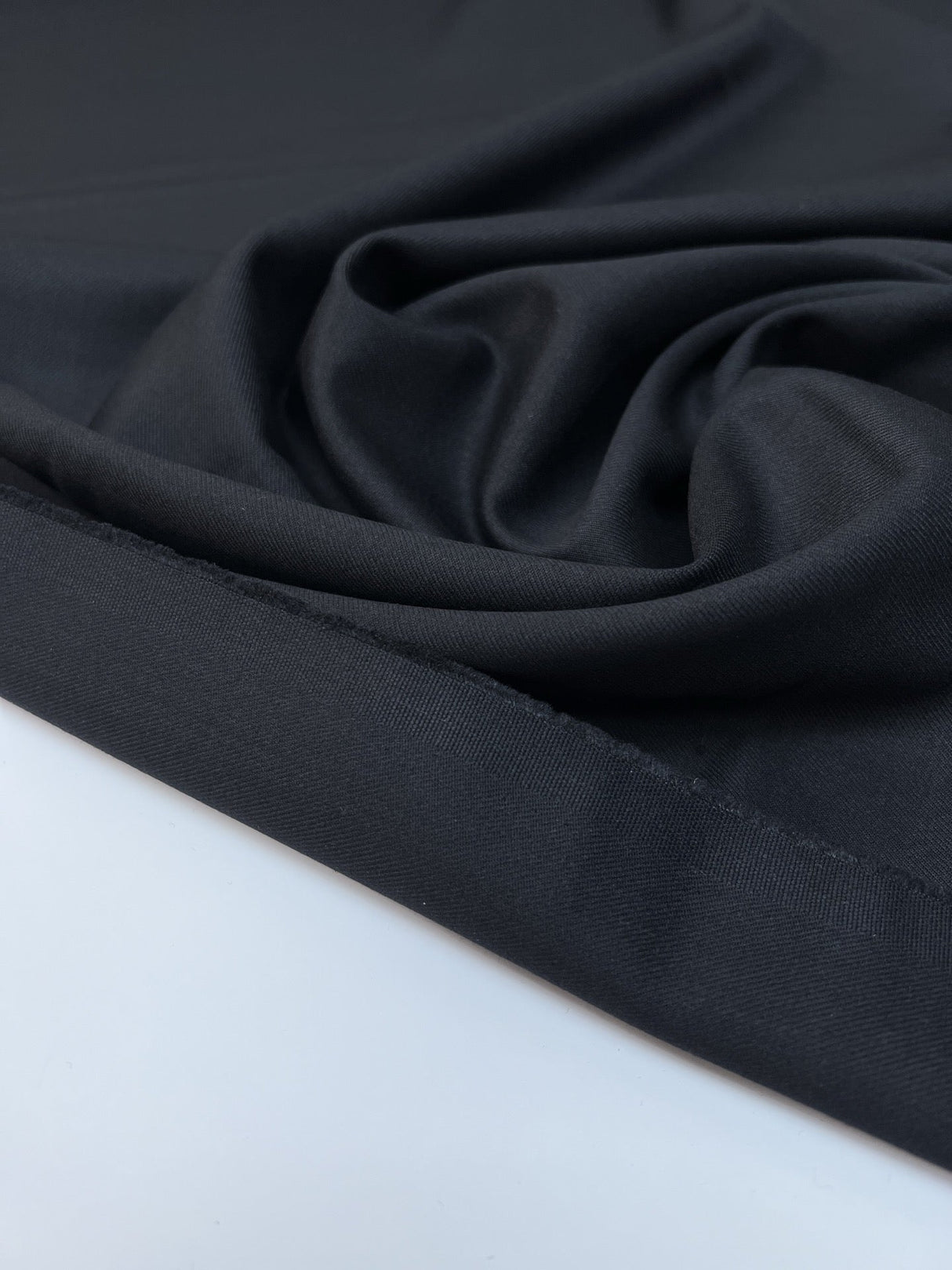 Blue Twill Blend Suit Fabric