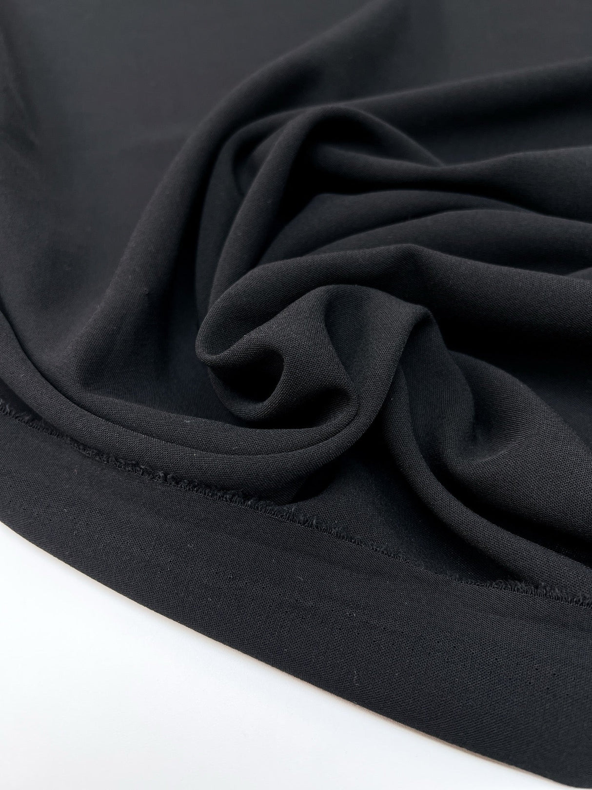 Black Polyester Woven Fabric