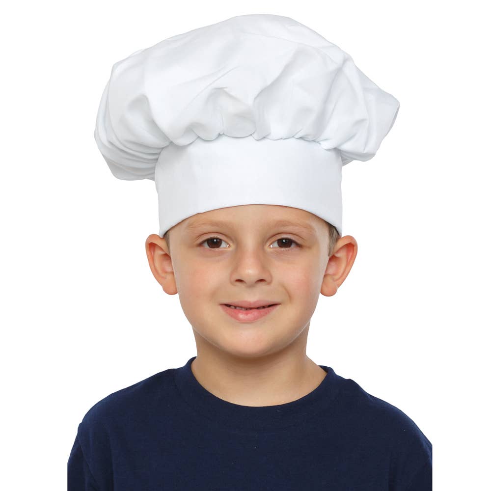 Black Gingham Chef Hat - Kids