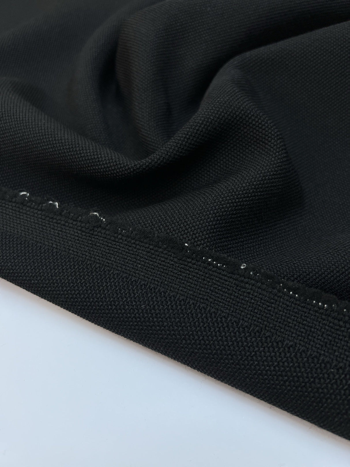 Black Wool Fabric