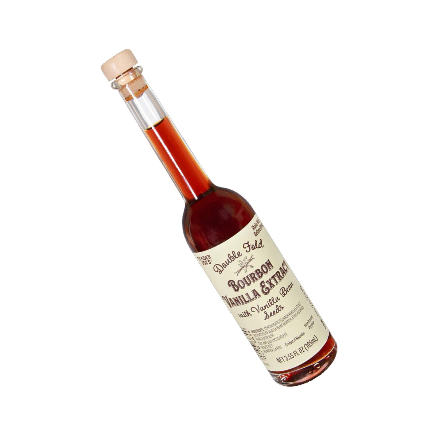 Double Fold Bourbon Vanilla Extract 3.55 Fl Oz