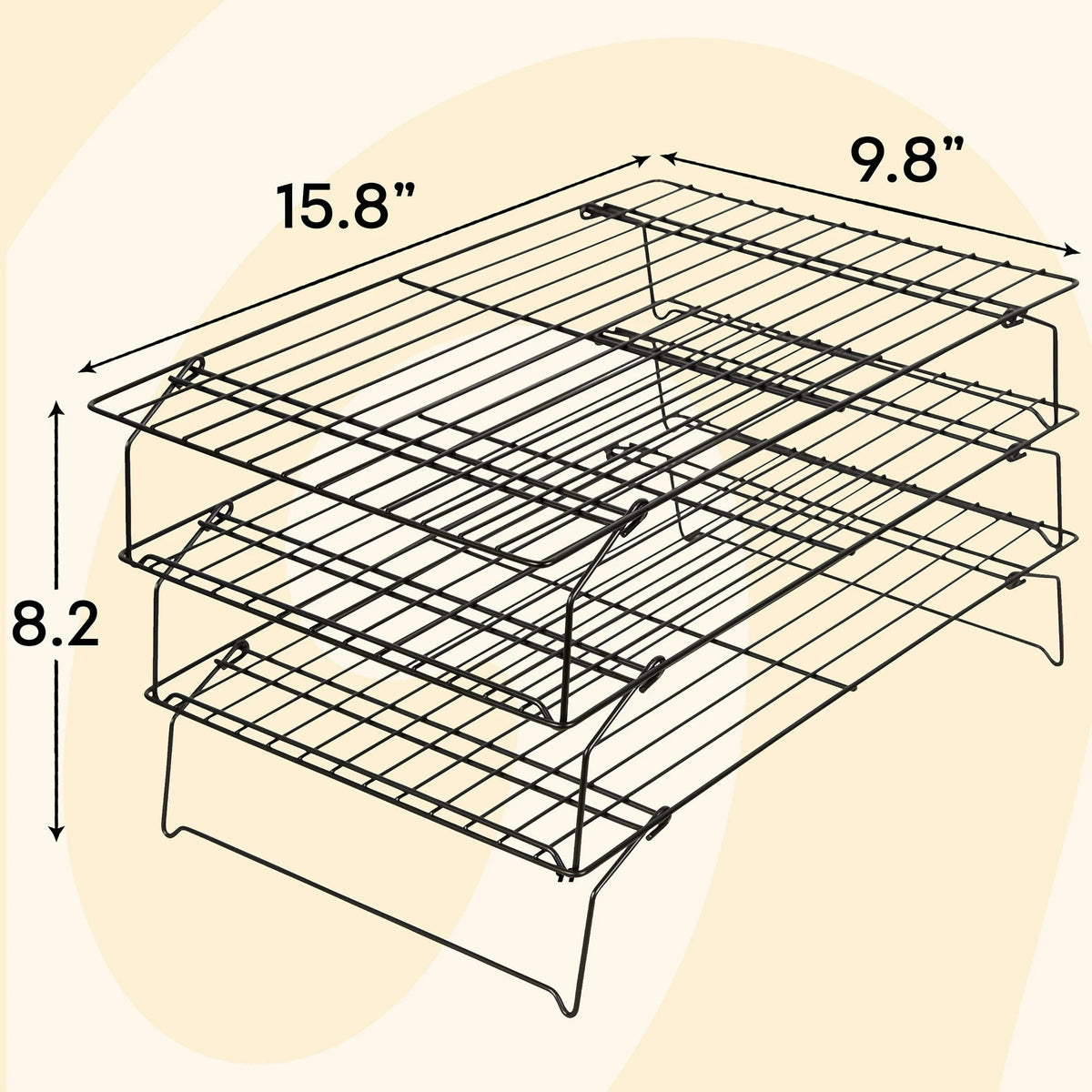 Wilton Ultra Nonstick 3-Tier Stackable Cooling Rack