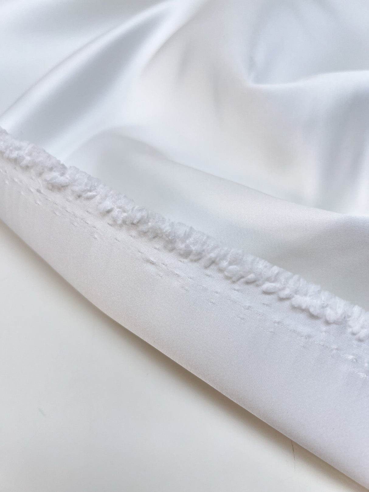 Polyamide Satin Fabric White Shade