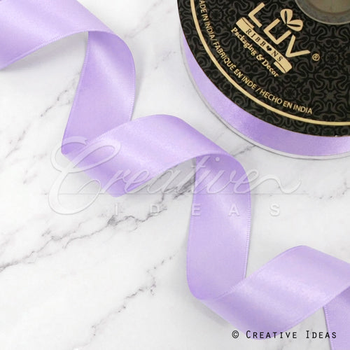 1 1/2" Double Face Satin-25 Yds (Lavender)
