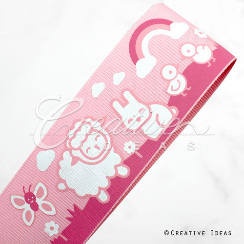 1 1/2" Grosgrain Baby Boys/Girls Elements-10 Yds (Pink)