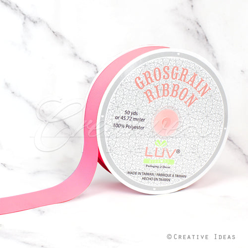 1 1/2" Grosgrain Ribbon - 50 Yards (Baby Doll Pink)