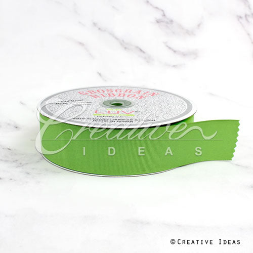 1 1/2" Grosgrain Ribbon - 50 Yards (Apple Green)