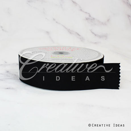 1 1/2" Grosgrain Ribbon - 50 Yards (Black)