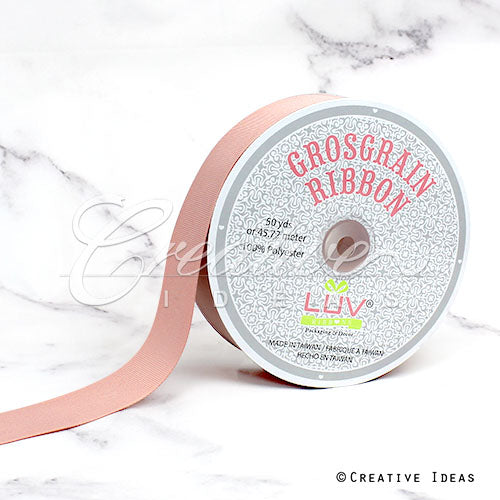 1 1/2" Grosgrain Ribbon - 50 Yards (Blush)