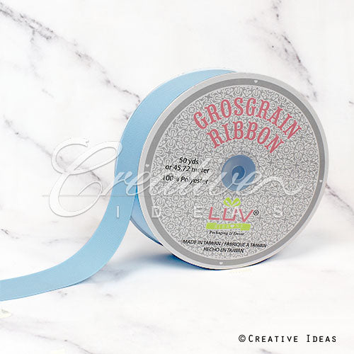 1 1/2" Grosgrain Ribbon - 50 Yards (Light Blue)
