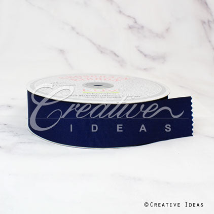 1 1/2" Grosgrain Ribbon - 50 Yards (Navy Blue)