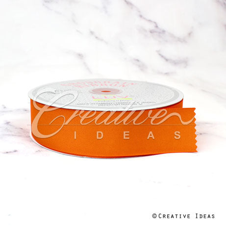 1 1/2" Grosgrain Ribbon - 50 Yards (Orange)