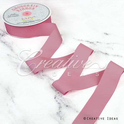 1 1/2" Grosgrain Ribbon - 50 Yards (Rosy Mauve)