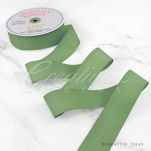 1 1/2" Grosgrain Ribbon - 50 Yards (Sage)