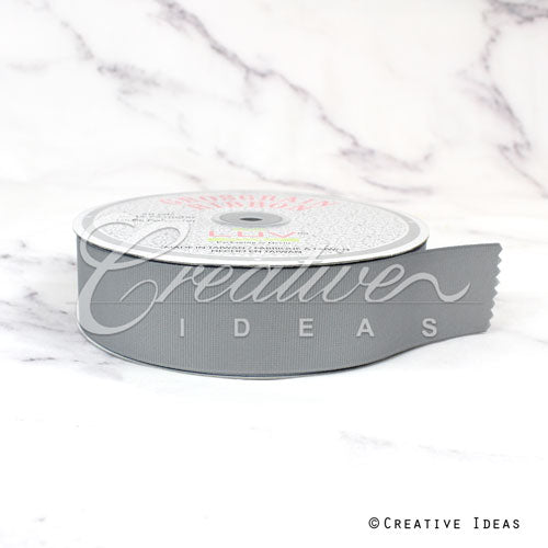 1 1/2" Grosgrain Ribbon - 50 Yards (Silver)