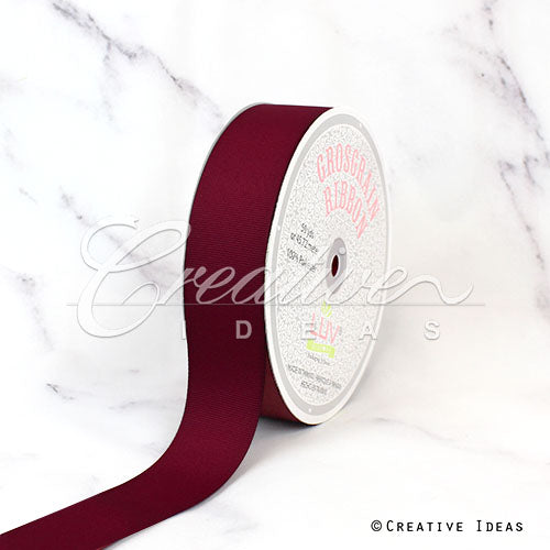 1 1/2" Grosgrain Ribbon - 50 Yards (Wine)