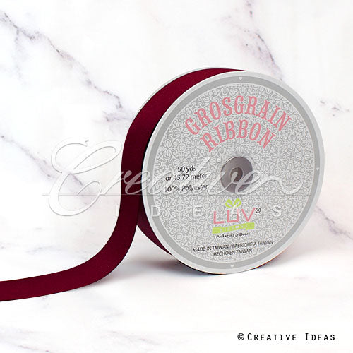 1 1/2" Grosgrain Ribbon - 50 Yards (Wine)