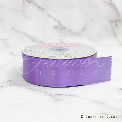 1 1/2" Single Face Satin-50 Yds (Ube)