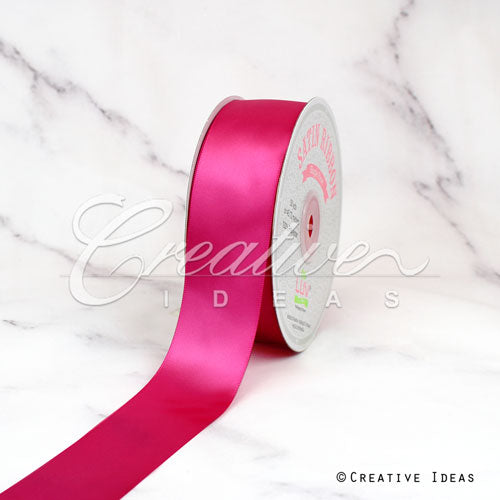 1 1/2" Single Face Satin Ribbon - 50 Yards (Azalea)